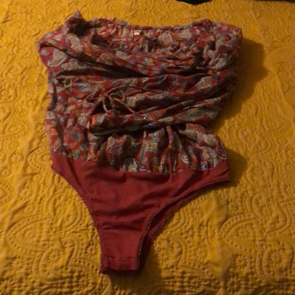 Beautiful Boho bodysuit paisley